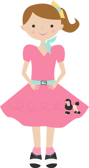 Cute Cliparts ❤ Anos - Shoes Años 50 Minus (286x538)
