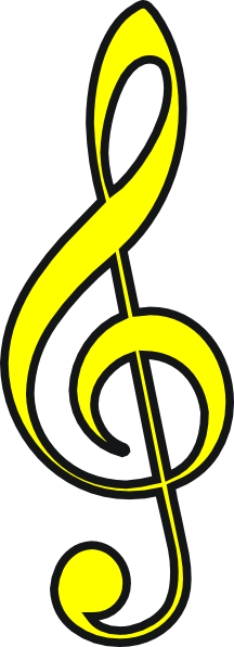 Outline Of Music Notes (216x596)