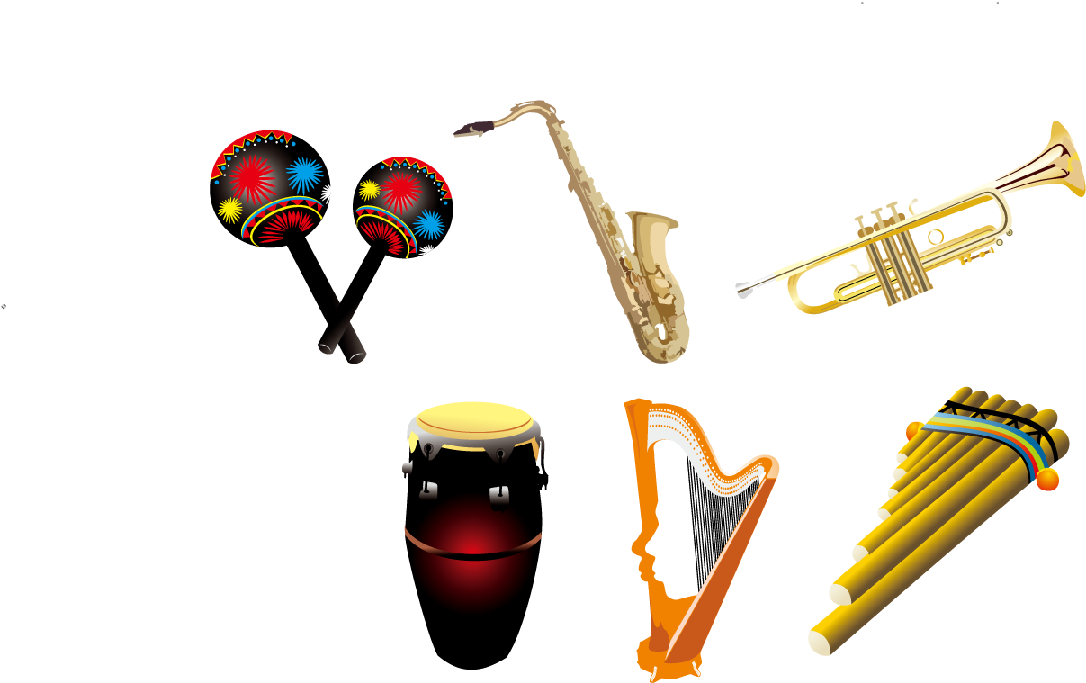 Musical Instrument Clip Art - Musical Instrument Clip Art (1207x777)