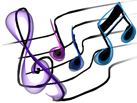 How To Draw Easy Music Notes - Draw A Music Notes (450x340)
