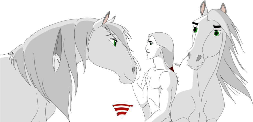 Tribal Horses Base By Damiadiamondlace - Illustration (1024x614)
