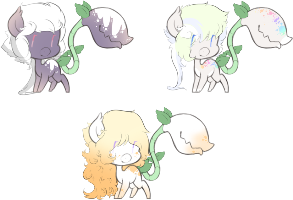 Plant Pony Adopts *open* Price Update By Adopt - Cartoon (1024x773)