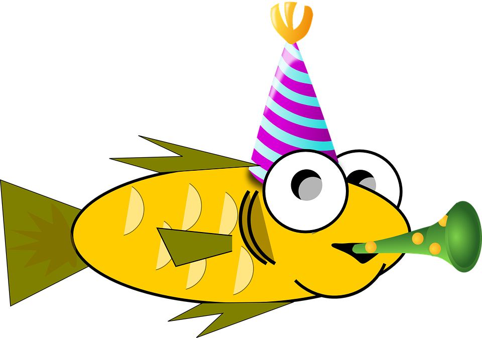 Birthday Hat Clipart 9, - Poisson D Avril 2018 (960x673)