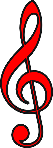 Clave Music Note Clip Art At Clker - Treble Clef (216x596)