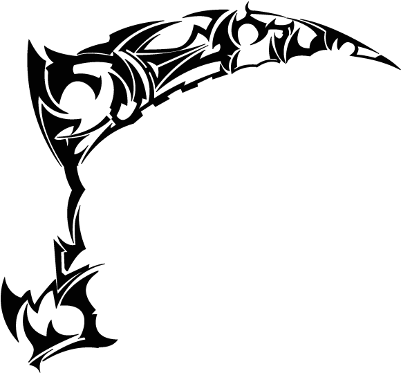 Music Note Tatto By Usman93 - Music Notes Designs White Png (612x792)