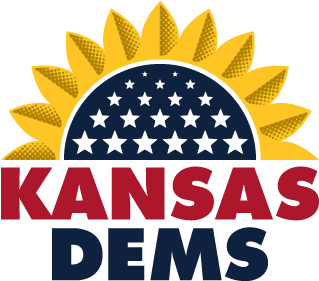 Kdp-logo - Kansas Democratic Party Logo (500x300)