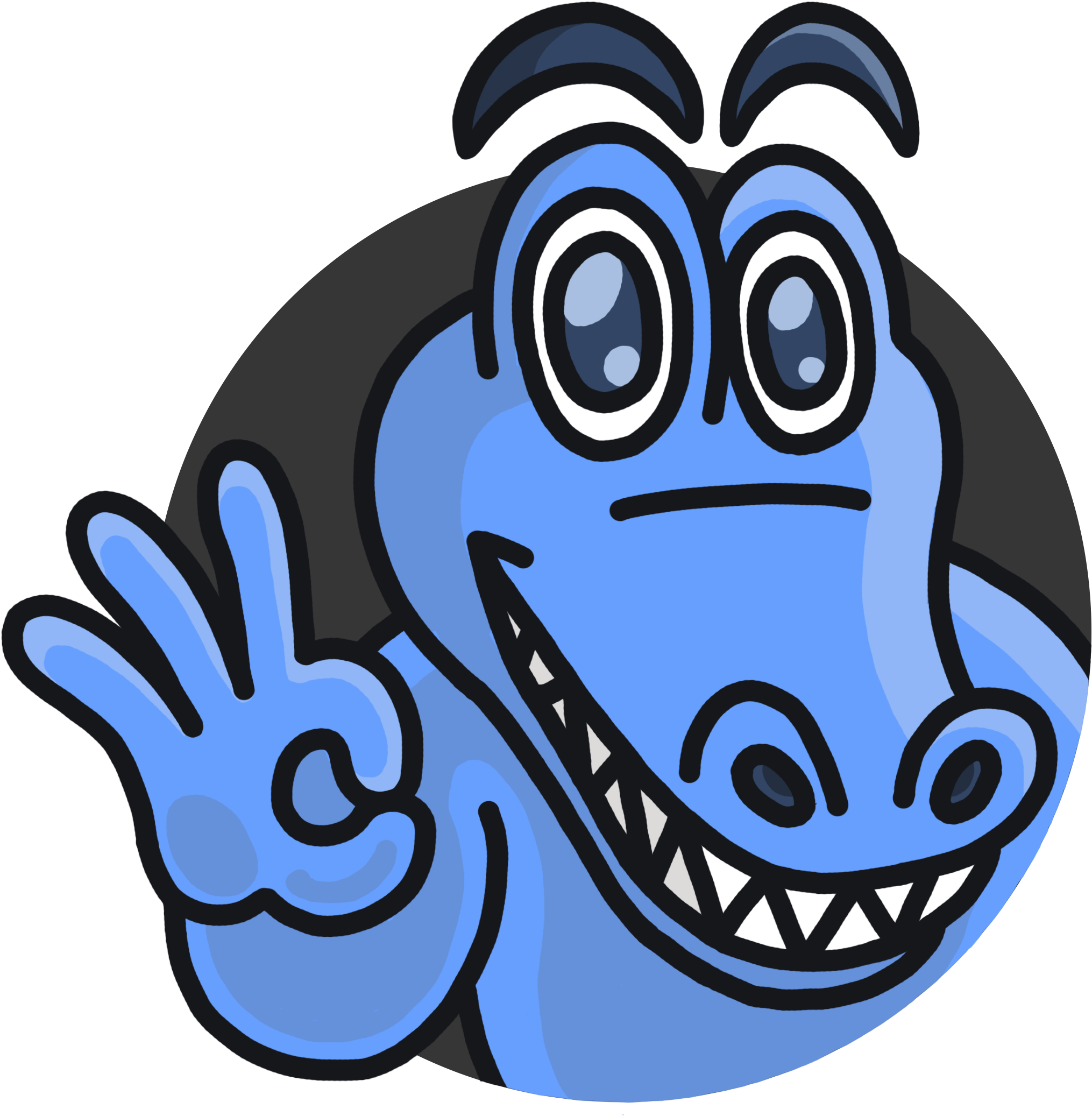 Sensen Clipart Hearing Music - Cartoon (2448x2448)