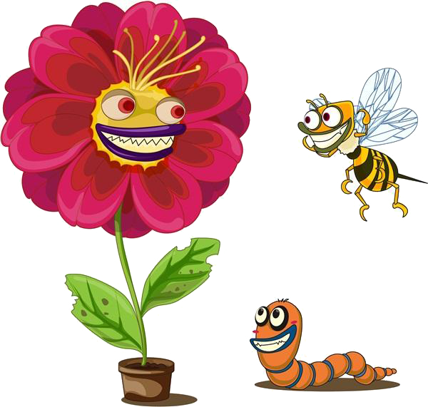 Insect Cartoon Illustration - Insect Cartoon Illustration (600x571)
