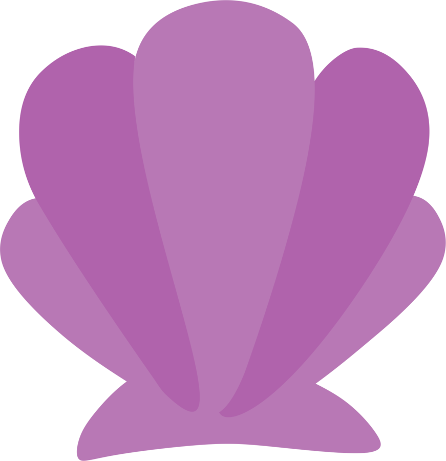 Say Hello - Little Mermaid Shell Png (871x900)