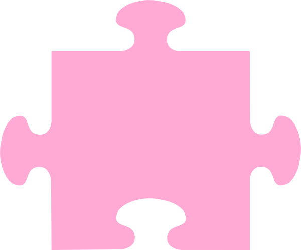 Jigsaw Piece Pink Clip Art - Early Years Foundation Stage (600x498)