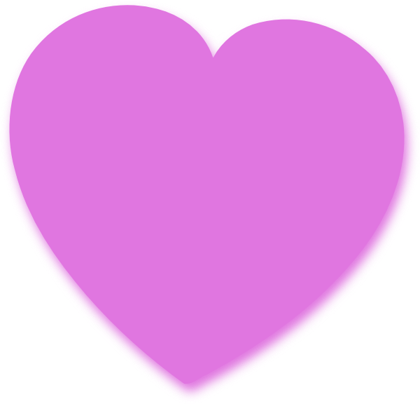 Light Purple Heart Clip Art At Vector Clip Art - Victoria Secret Pink Heart (600x576)