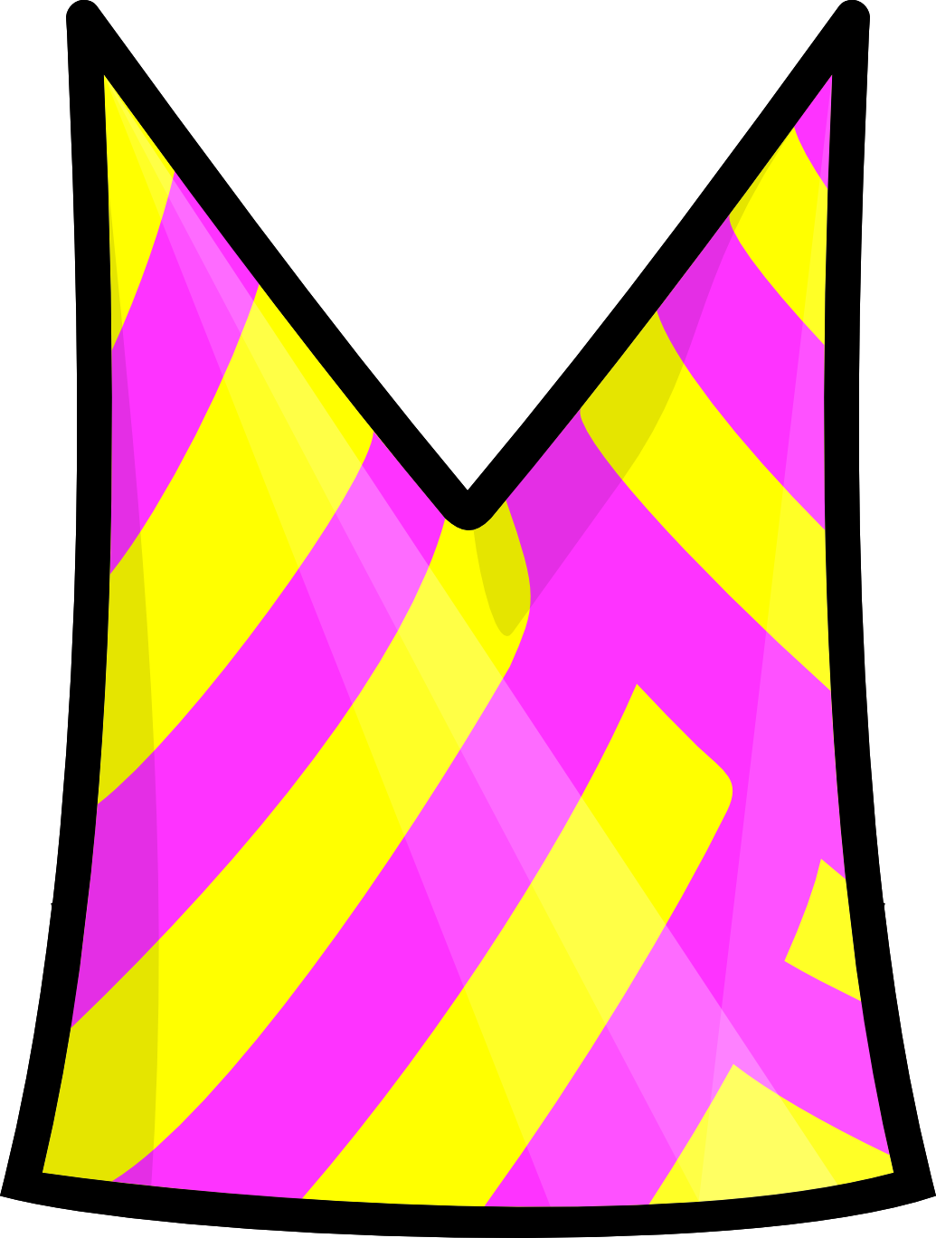 Double Pointy Parties Hat - Club Penguin Beta Hat (1035x1368)