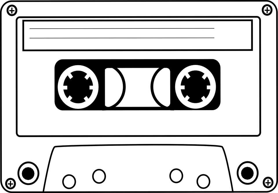 Audio Cassette Clipart 3 - Audio Cassette Clipart 3 (960x666)