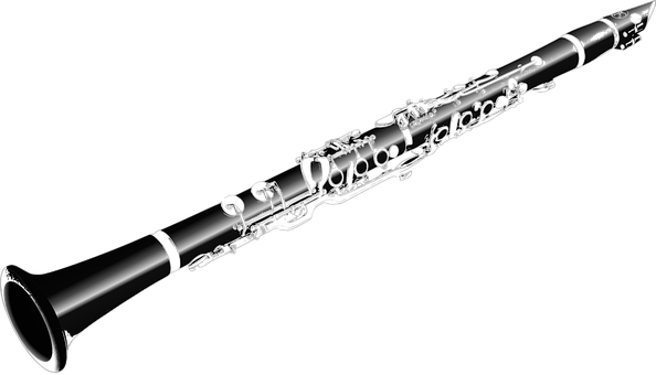 Graphics For Clarinet Clip Art Graphics - Clarinet Clipart (594x340)