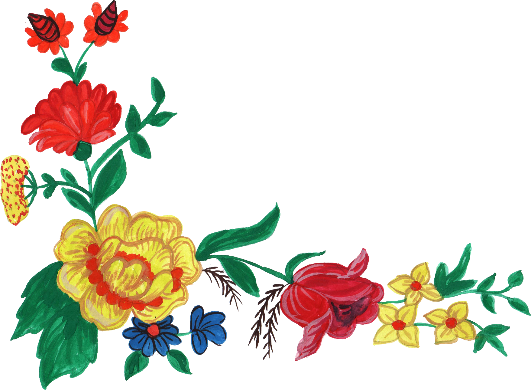 Free Download - Png Format Png Flowers Hd (1757x1289)
