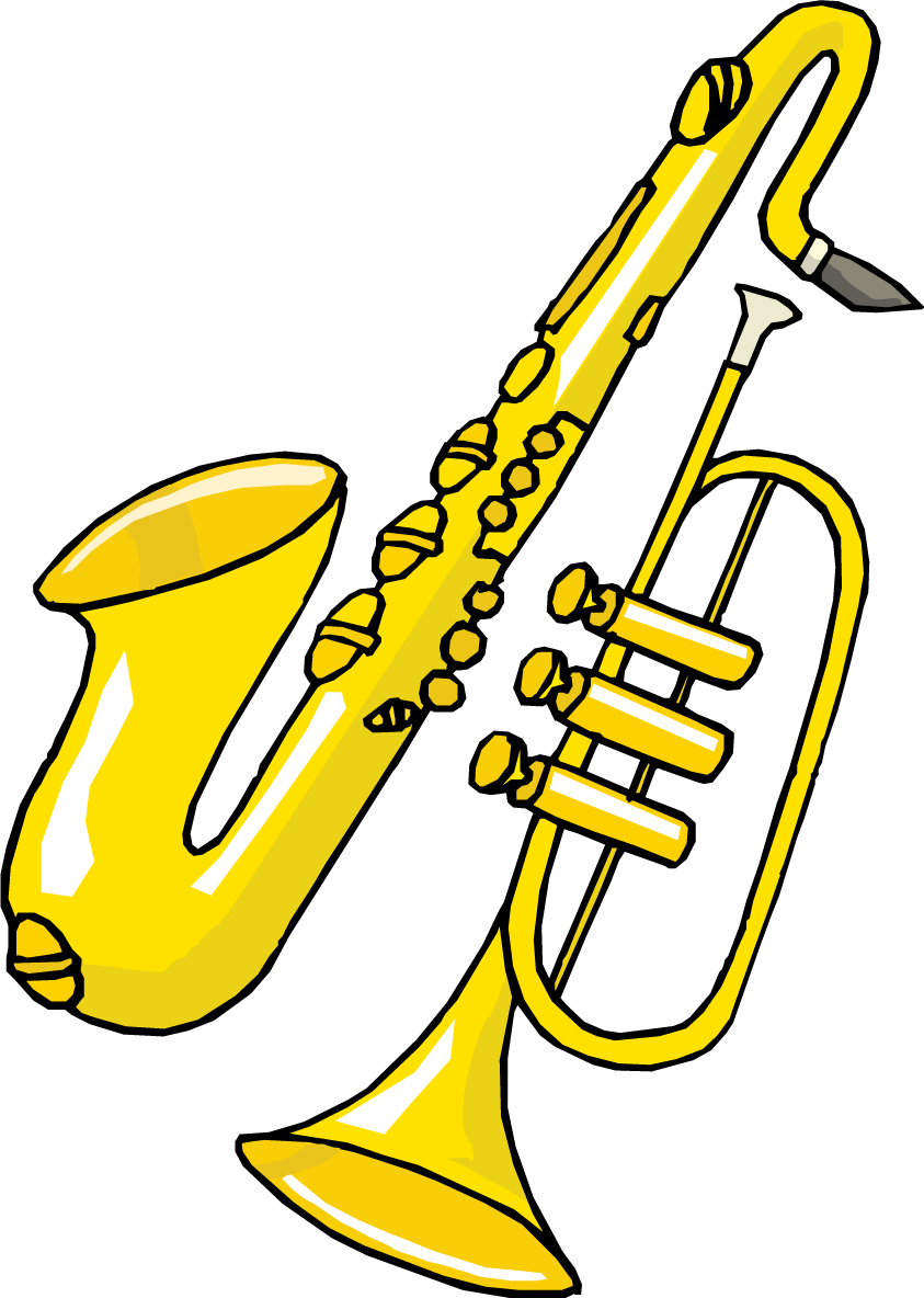Saxophone Jazz Clip Art - Jazz Cartoon (843x1184)
