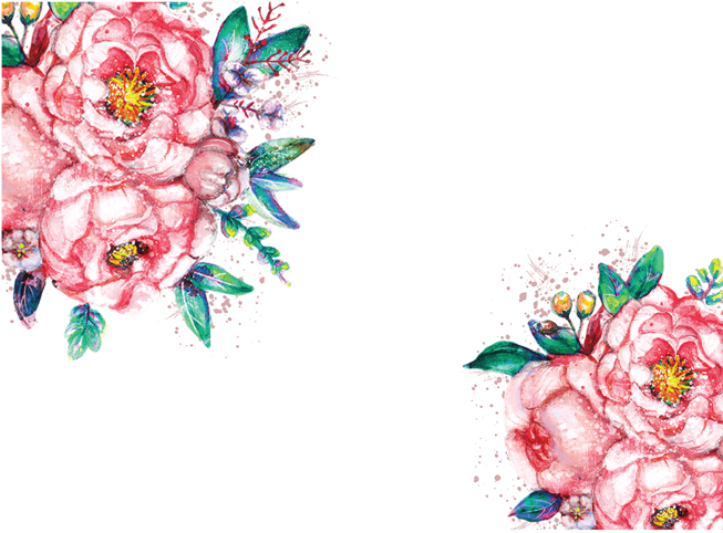 Watercolor Flowers Png Transparent Peoplepngcom - Red Floral Watercolor Png (653x482)