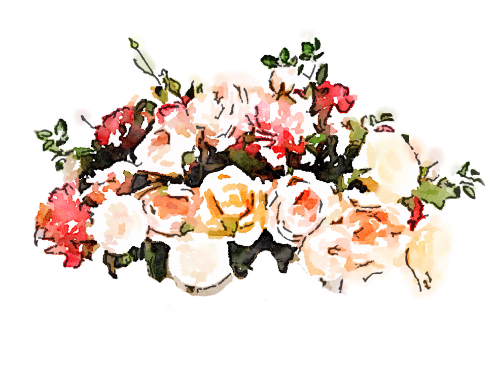 Lovely Png - Flower Watercolor Transparent (1024x1024)