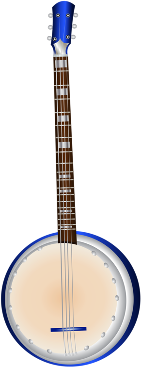 Guitar Clipartmusic Clipartmusic Instrumentsbanjoart - Cümbüş (372x800)