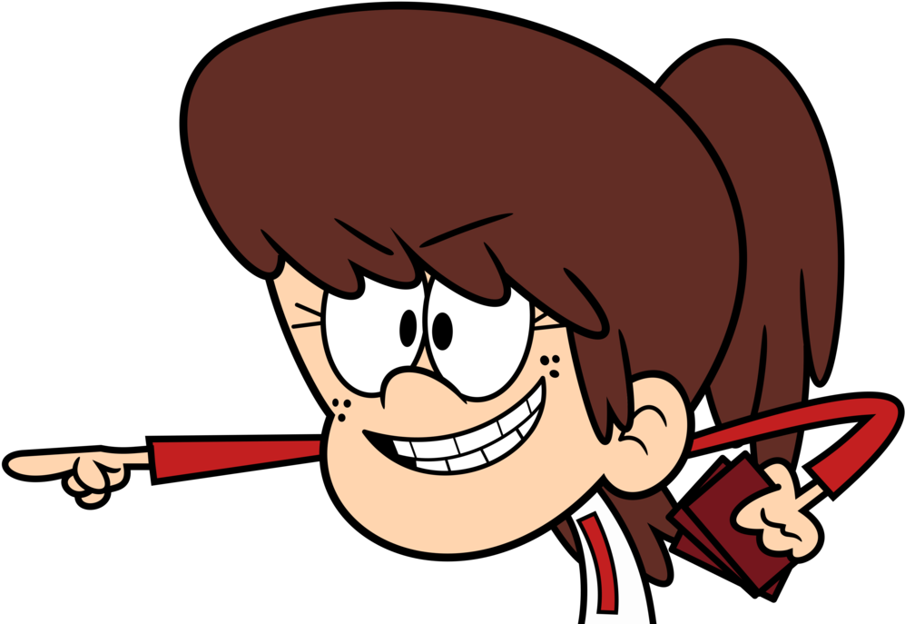 Lincoln Loud Luan Loud Cartoon Animation - Lynn Loud Vector (1095x730)