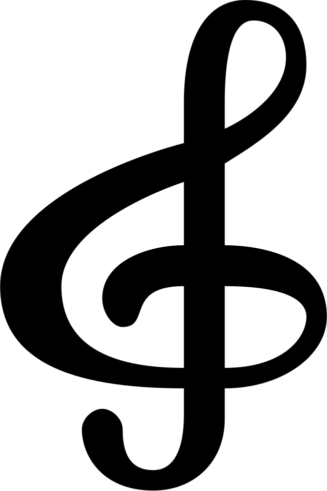 Treble Clef Comments - Icon (654x981)