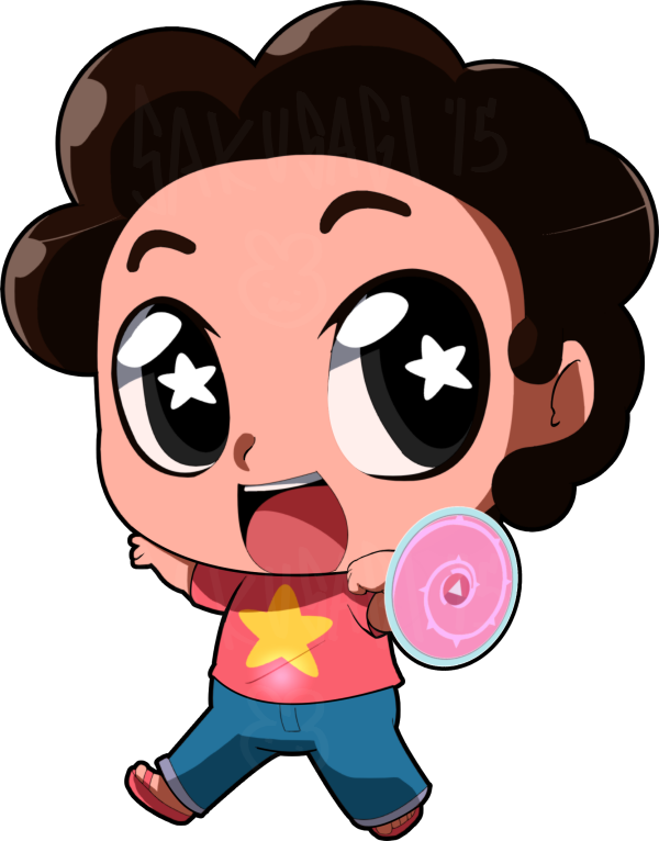 Amethyst, Chibi, Steven Universe, Anime, Anime Shows, - Steven Universe Steven Chibi (600x766)