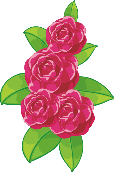 Hot Pink Flower 2 By Maxandpercy4ever - Hot Pink Flowers Png (373x560)