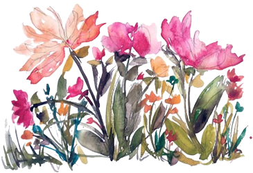 Like Request Flower Watercolor Requested Reblog Transparent - Watercolor Flowers Tumblr Transparent (500x391)