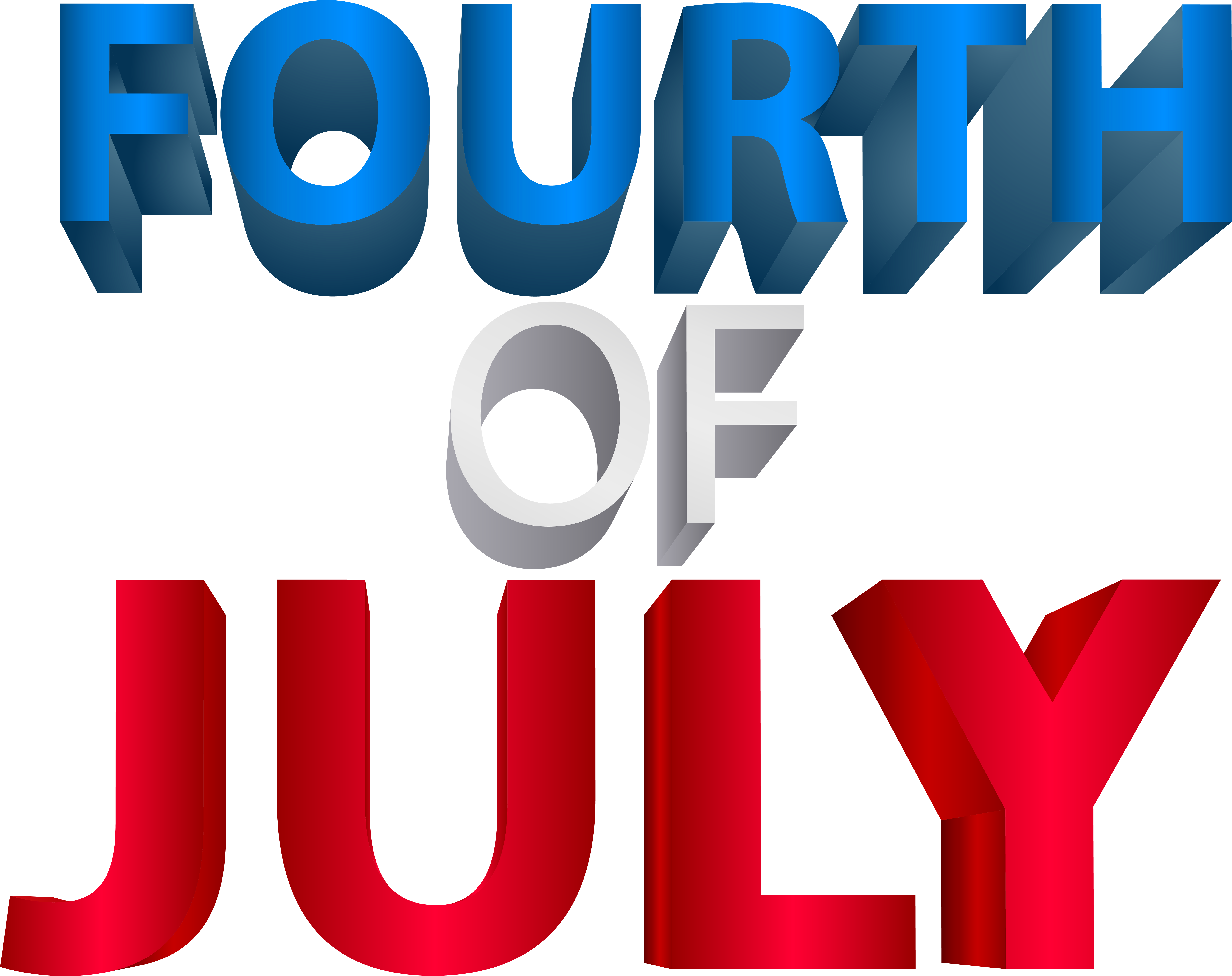 Fourth Of July Transparent Png Clip Art Image - 4th July Png (8000x6340)