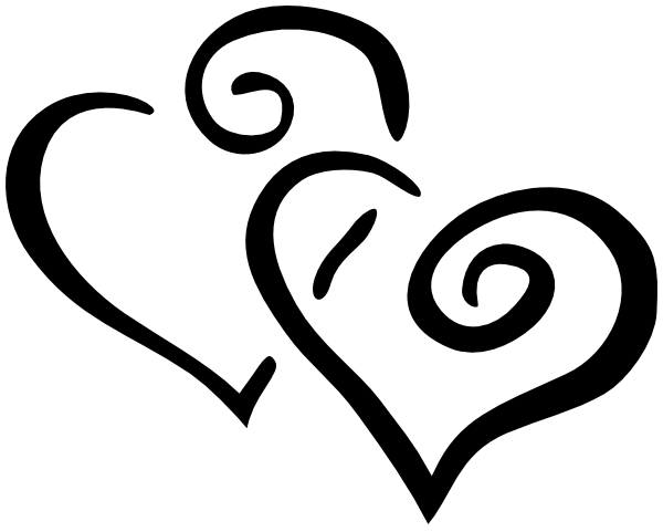 Source - Www - Clker - Com - Report - Treble Clef Heart - Teal Hearts Clip Art (600x481)