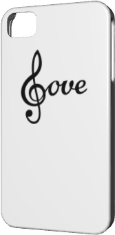 Love Music Treble Clef De Sol Icon Clipart Phone & - Mobile Phone Case (378x378)