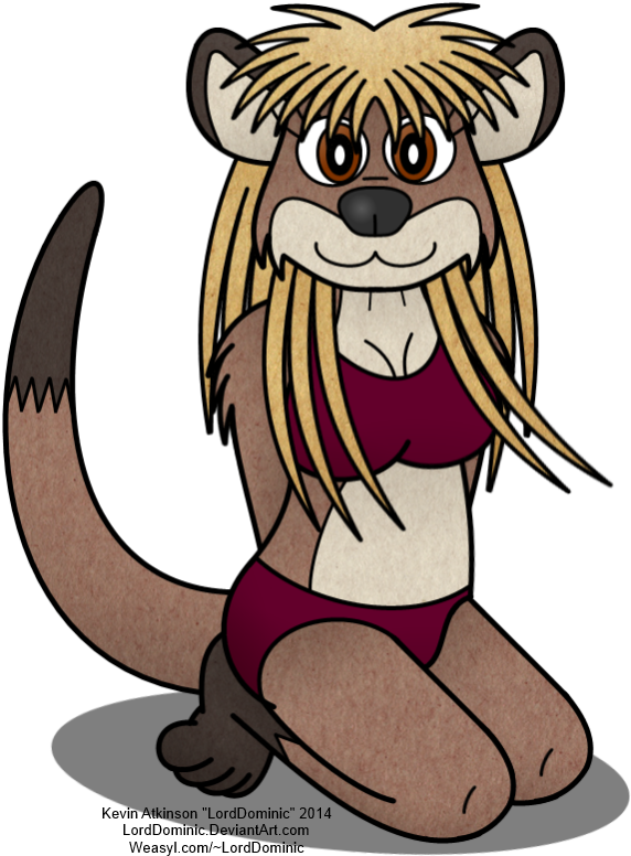 Otter Girl By Lorddominic - Otter Girl (600x800)