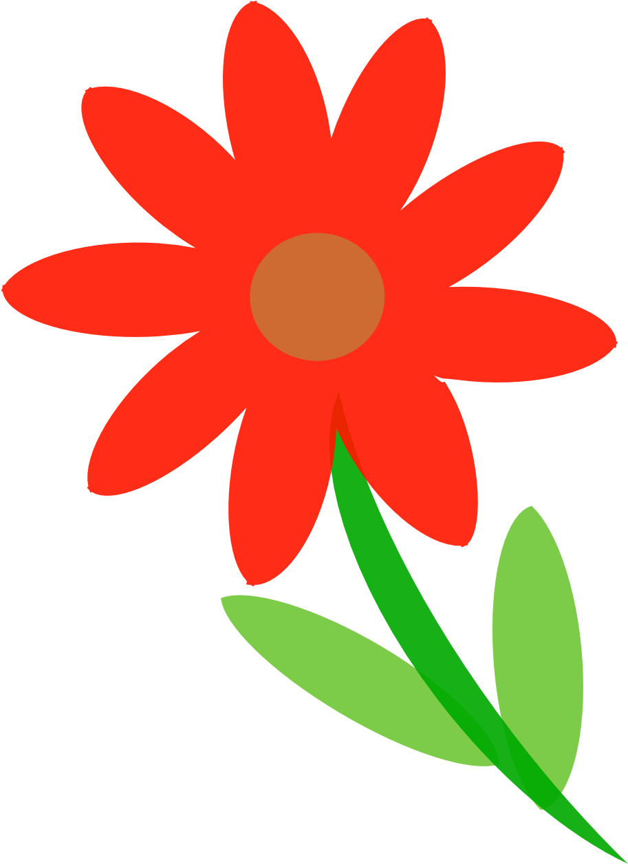 Net Clip Art Kytka Flower Clipartist - Symbol Kytka (1979x2799)