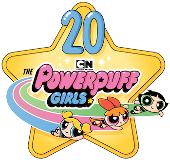 Powerpuff Girls 20th Anniversary Logo By Jamnetwork - Powerpuff Girls Whos Got The Power (700x394)