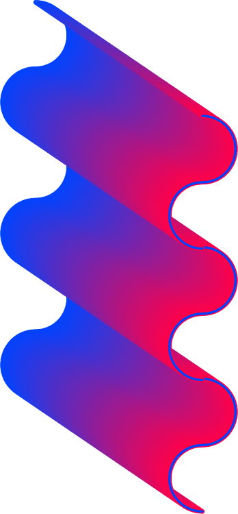 Blue Wave Clipart - Design (348x750)