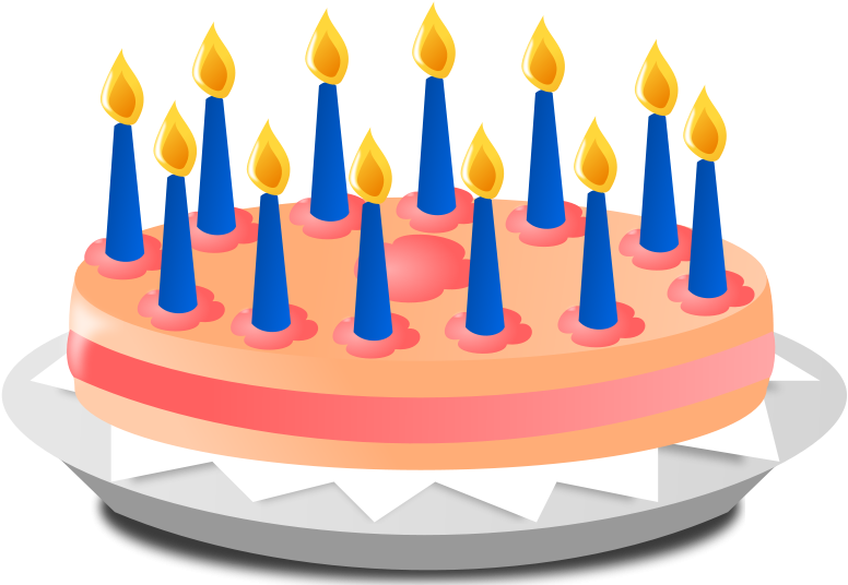 Anniversary Icon Free Vector - Add Anniversary Cake Photo Throw Blanket (800x800)