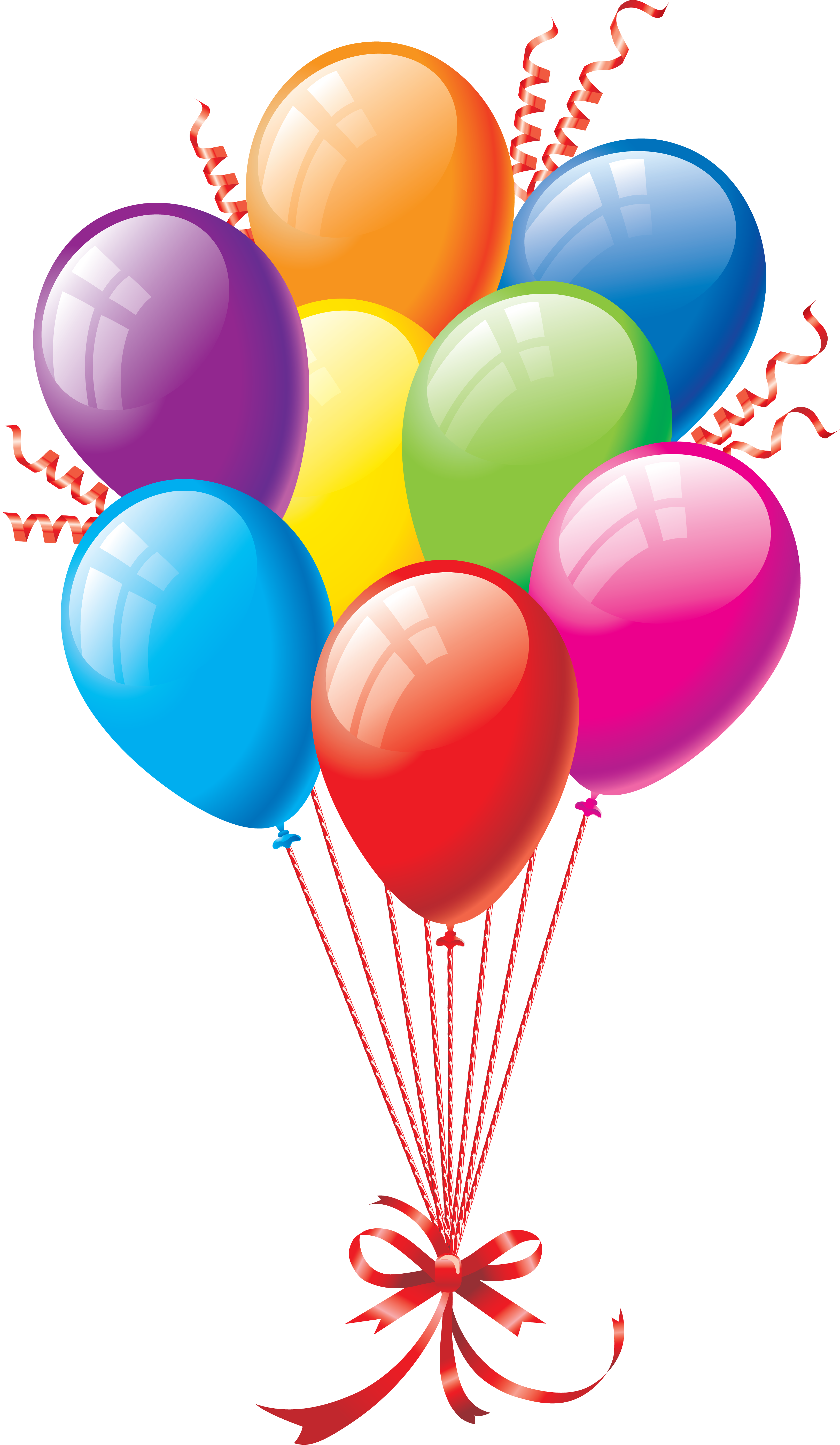 Balloon Clip Art - Transparent Background Balloon Clipart (3252x5590)