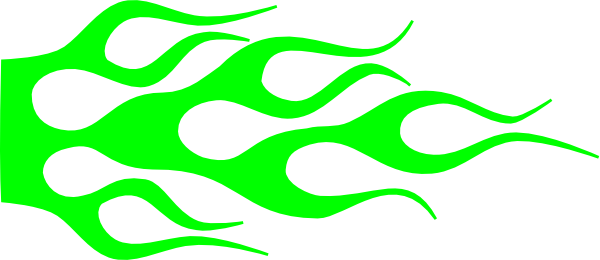 Hot Rod Flames - Hot Rod Flames Clip Art (600x260)