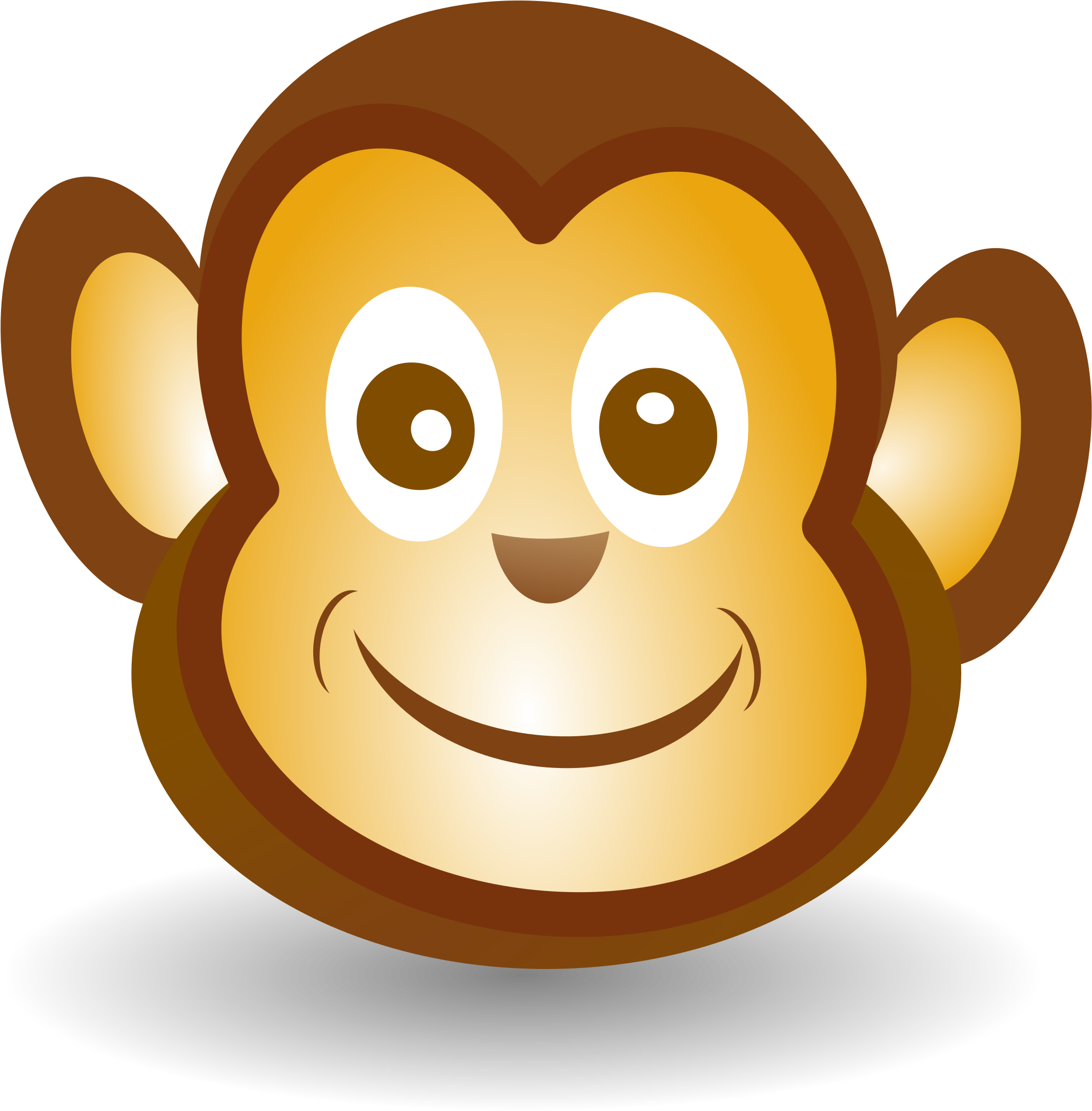 Clip Art Monkey Face Clipartist - Single Valentines Day Quotes (2400x2400)