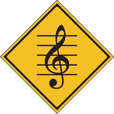 While Driving In Japan You May See A Treble Clef Curiously - Noise Induced Hearing Loss (475x475)