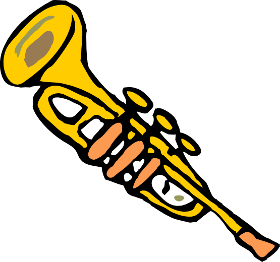 Trumpet Clipart Tumundografico - Trumpet Clipart Transparent Background (555x520)