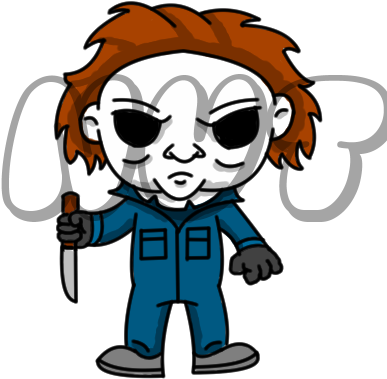 Michael Myers Watermark By Thedonutman99 - Cartoon (400x400)
