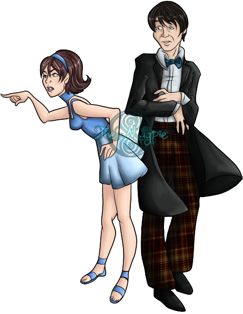 2nd And Zoe Watermark By Dynastygoddess - Doctor Who Zoe Heriot (513x657)