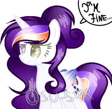 Su-star, Base Used, Female, Mare, Obtrusive Watermark, - Cartoon (408x357)
