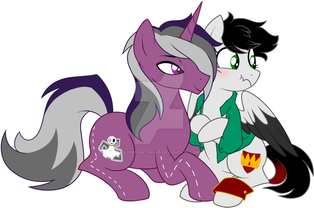 Azure Art Wave, Clothes, Female, Jacket, Male, Mare, - Cartoon (1024x683)
