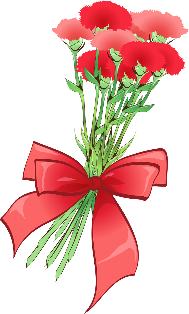 Carnation Garden Roses Flower Clip Art - Carnation Garden Roses Flower Clip Art (723x1200)