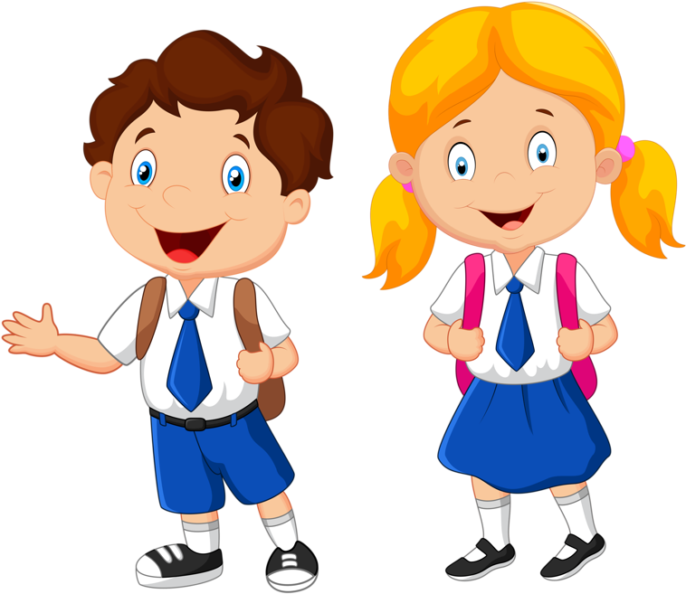 Clip Art - School Kid Cartoon Png (800x686)