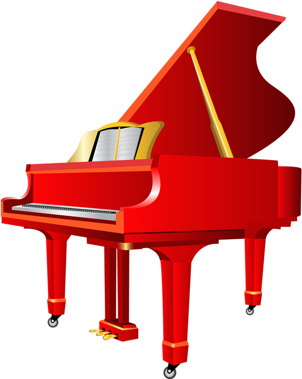 Cards - Piano Clip Art (642x800)