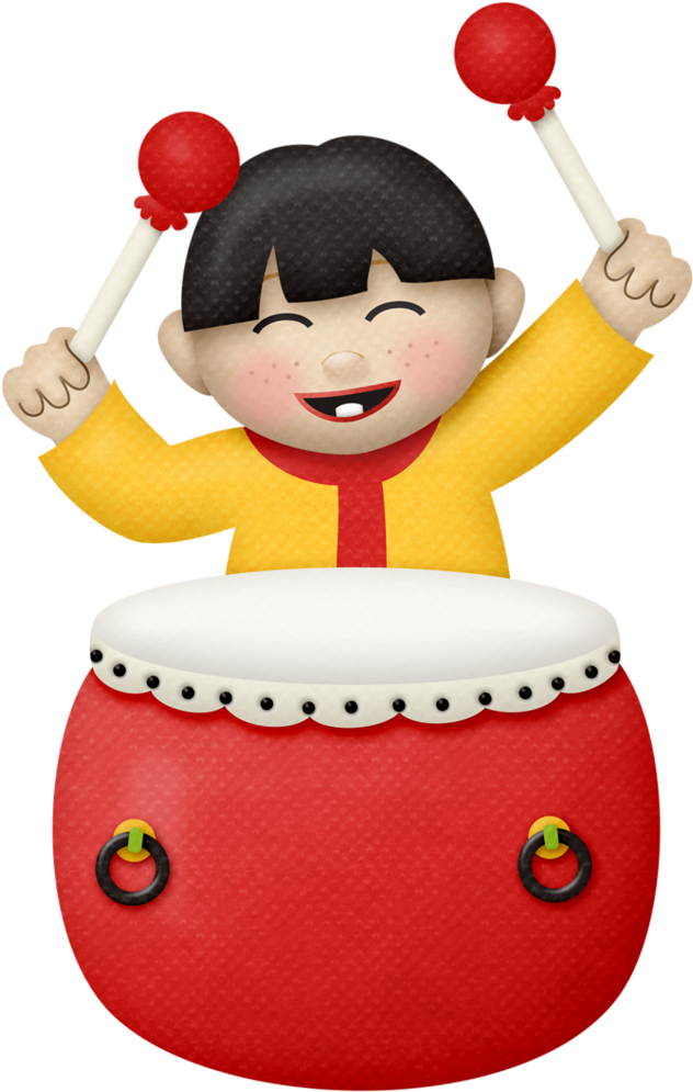Craft - Niño Tocando Tambor Animado (660x1024)