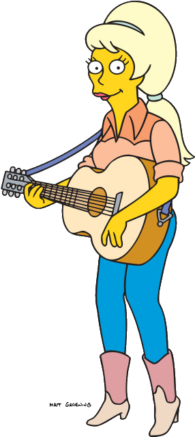 Country - Music - Singers - Lurleen Lumpkin Los Simpsons (392x653)